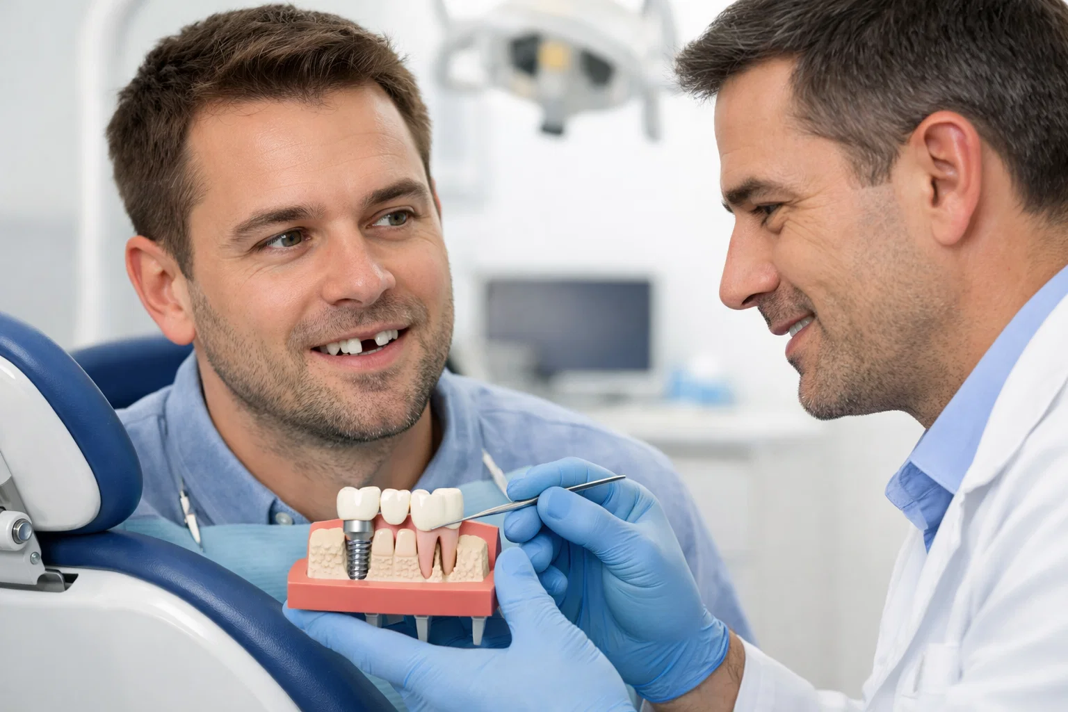 Missing Front Tooth Replacement