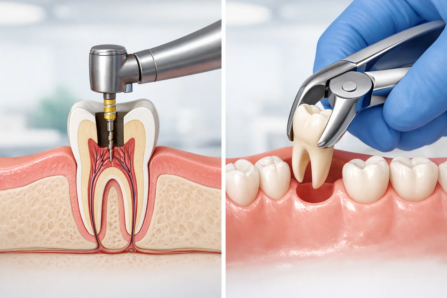Root Canal vs Tooth Extraction